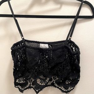 Miguelina Crochet Crop Top